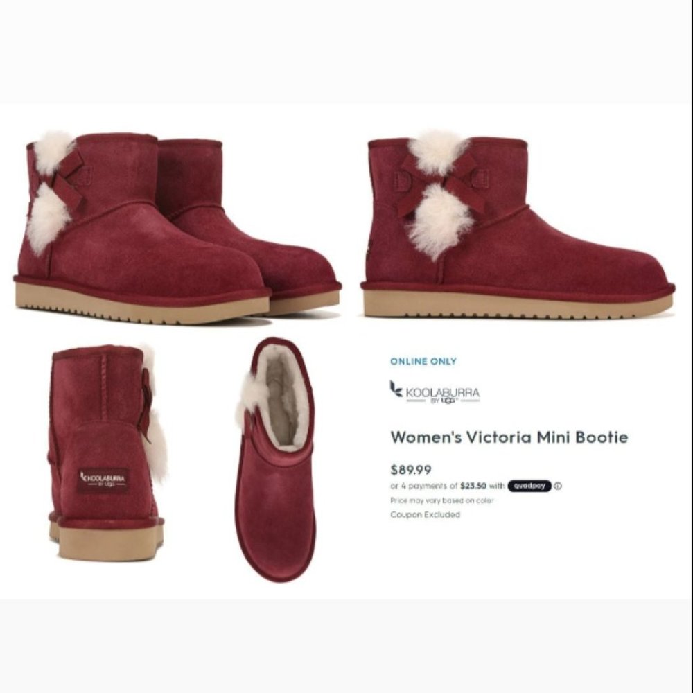Ugg Victoria Suede Mini Boot Zinfadel
